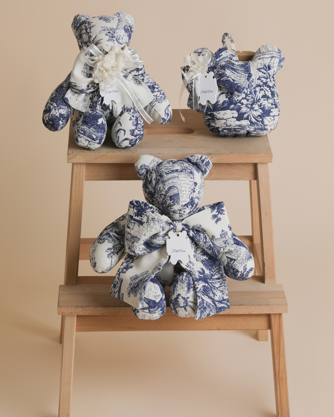 Orsetto Toile de jouy in cotone e piquet