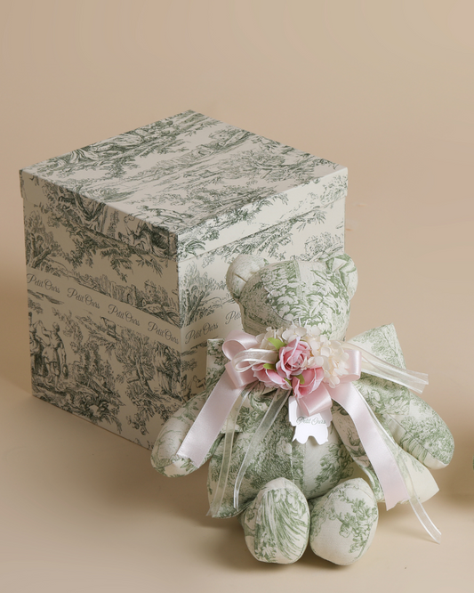 Orsetto Toile de jouy in cotone e piquet