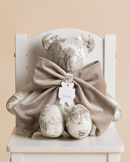 Orsetto Toile de jouy in cotone e piquet