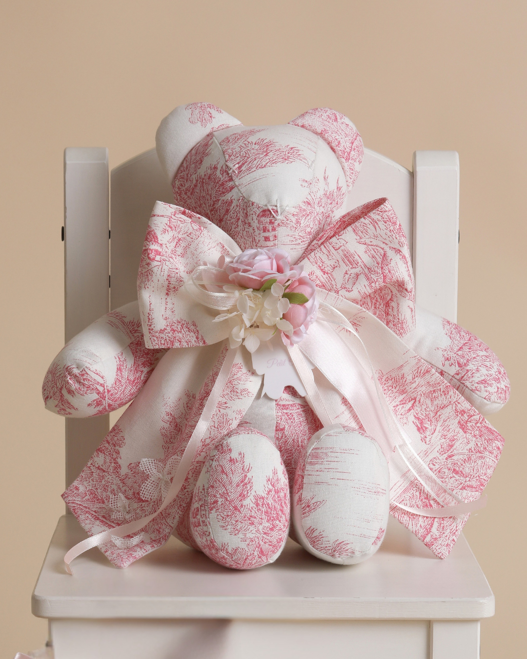 Orsetto Toile de jouy in cotone e piquet