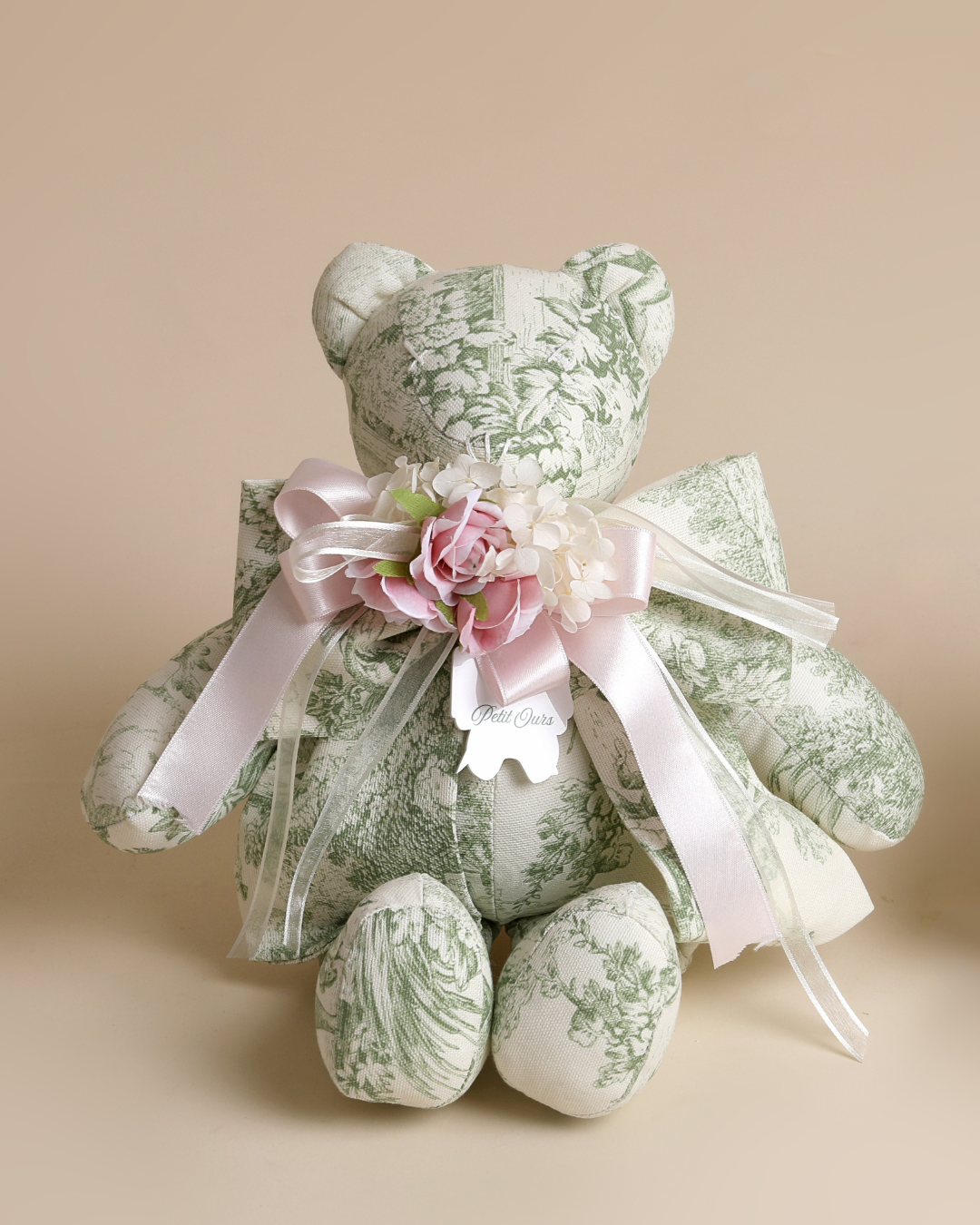 Orsetto Toile de jouy in cotone e piquet